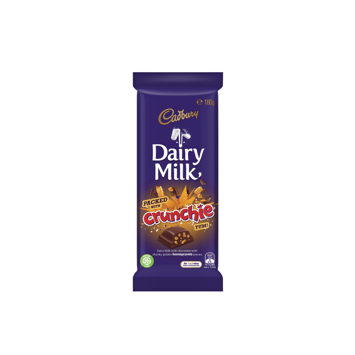 Cadbury Dairy Milk Crunchie 180g X 14