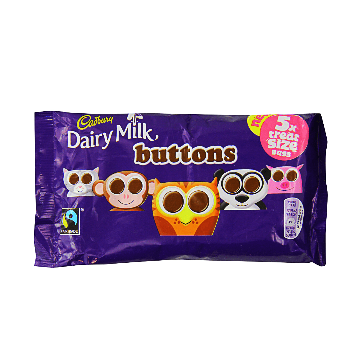 Cadbury Dairy Milk Buttons 70g (14g X 5s) X 16