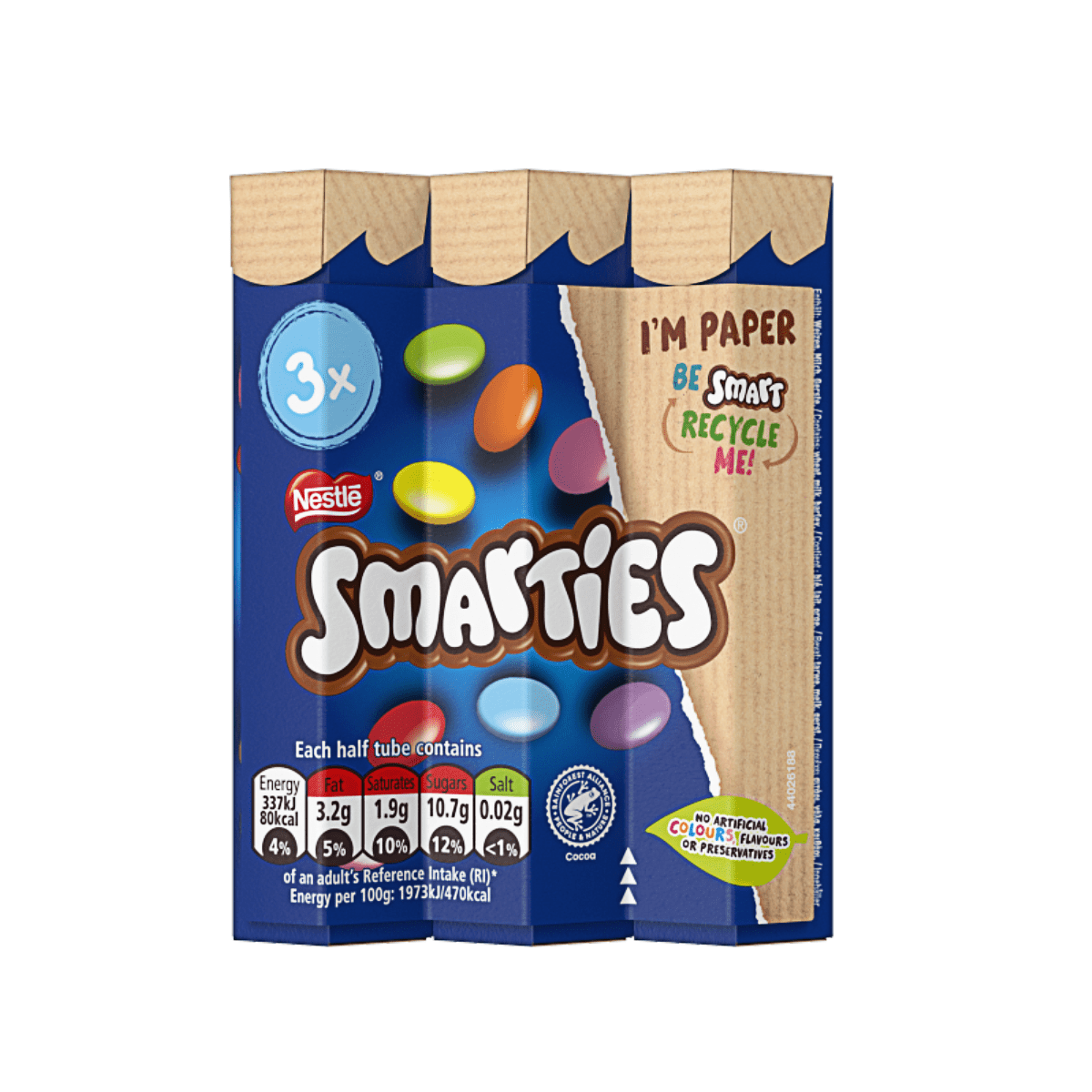 NESTLE SMARTIES 3-PACK (34G X 3) X 16