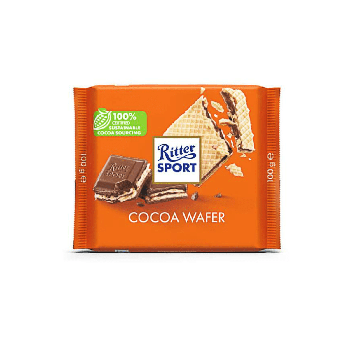 RITTER SPORT WAFFLE 100G X 10