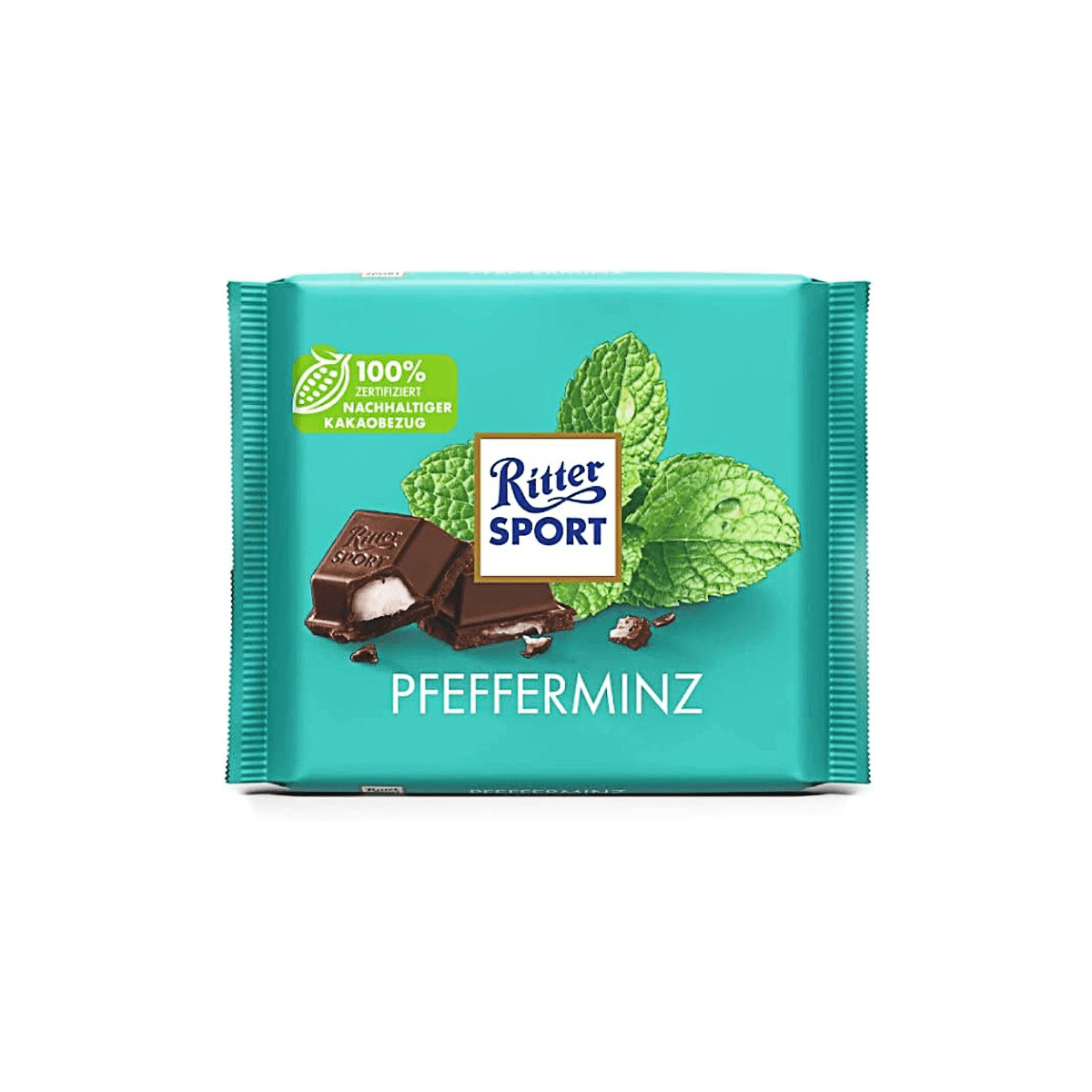 RITTER SPORT DARK PEPPERMINT 100G X 12