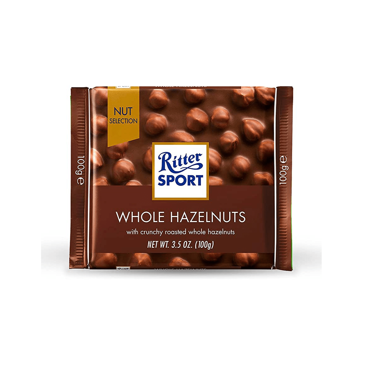 RITTER SPORT WHOLE HAZLENUT 100G X 10