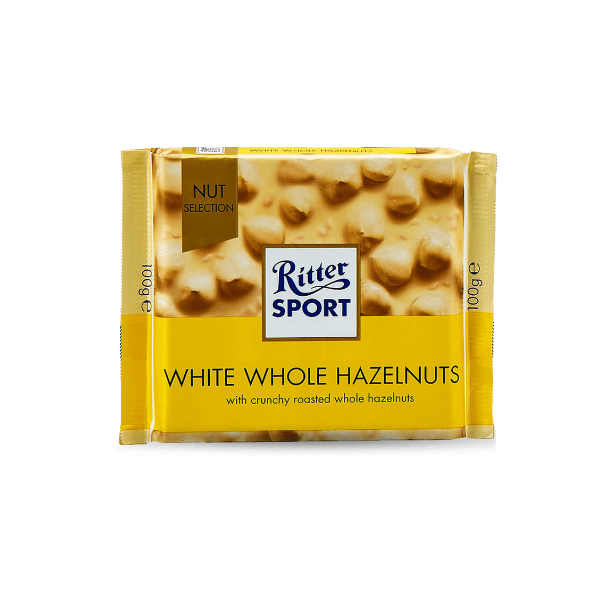 RITTER SPORT WHITE WHOLE-NUT 100G X 10