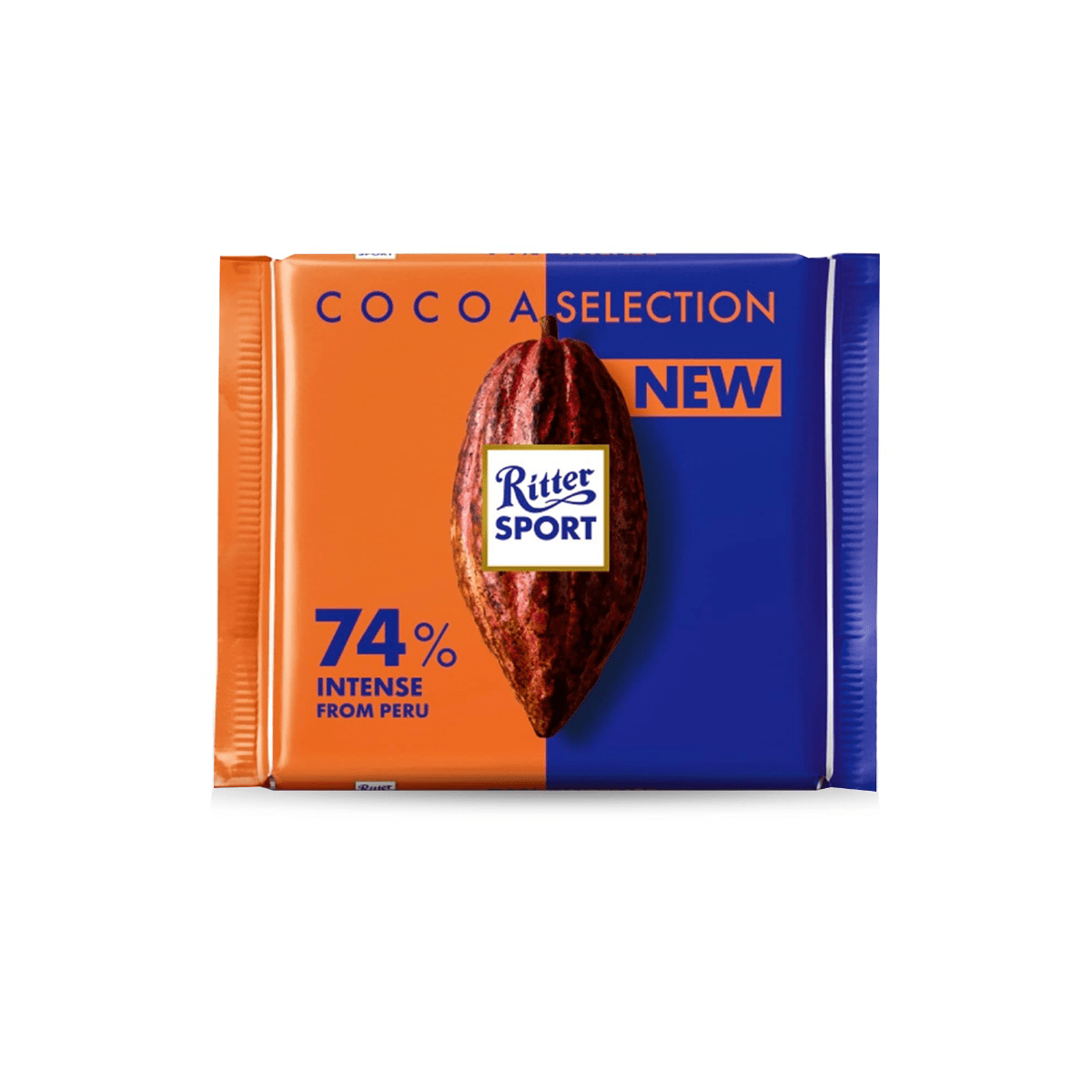 RITTER SPORT CACAO 74% PERU 100G X 12