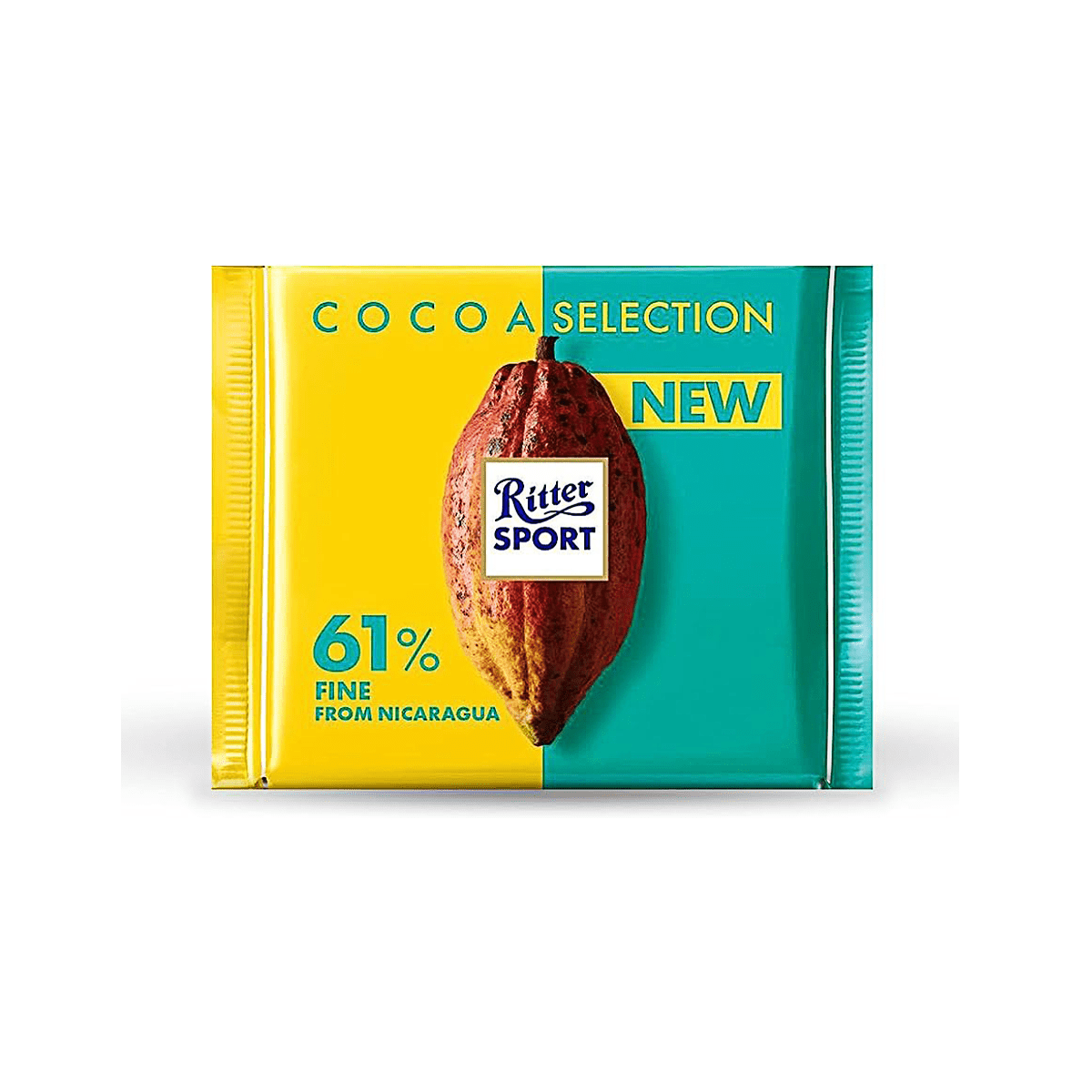 RITTER SPORT CACAO 61% NICARAGUA 100G X 12