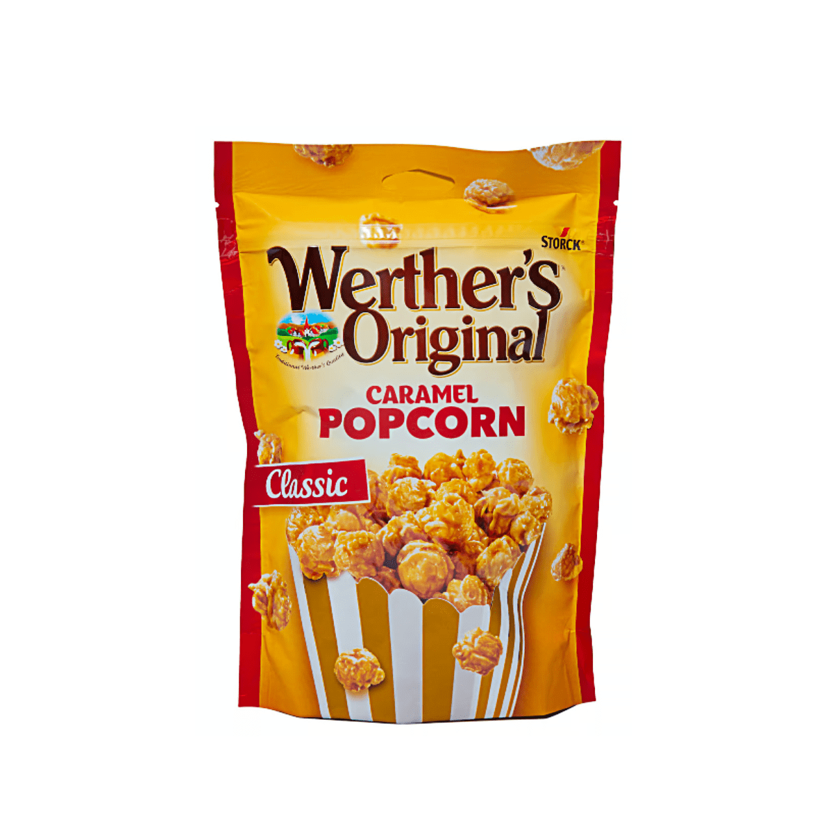 WERTHERS POPCORN CARAMEL 140G X 12