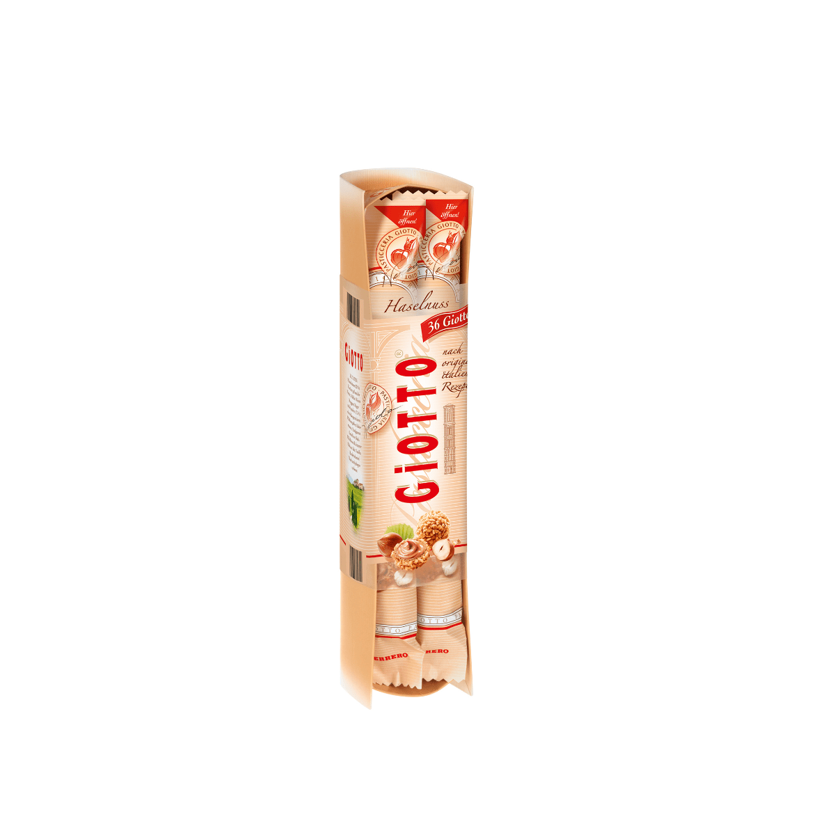 GIOTTO T4 HAZELNUT CREAM STANGEN 154G X 9