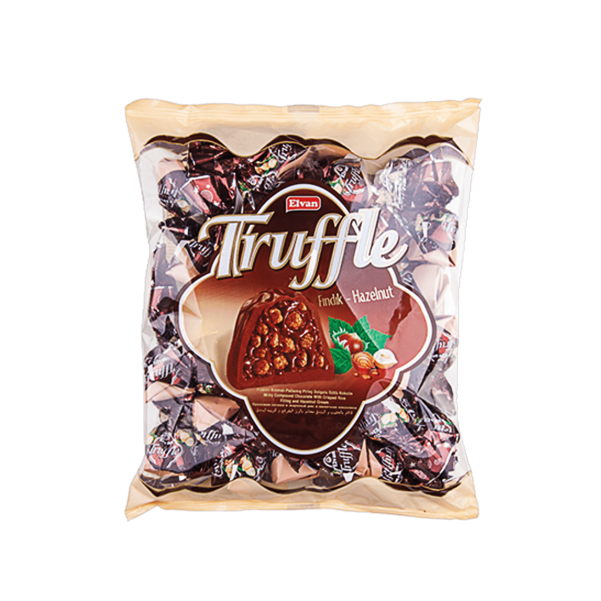 ELVAN TRUFFLE BAGS HAZELNUT (500G X 10) & (1KG X 8)