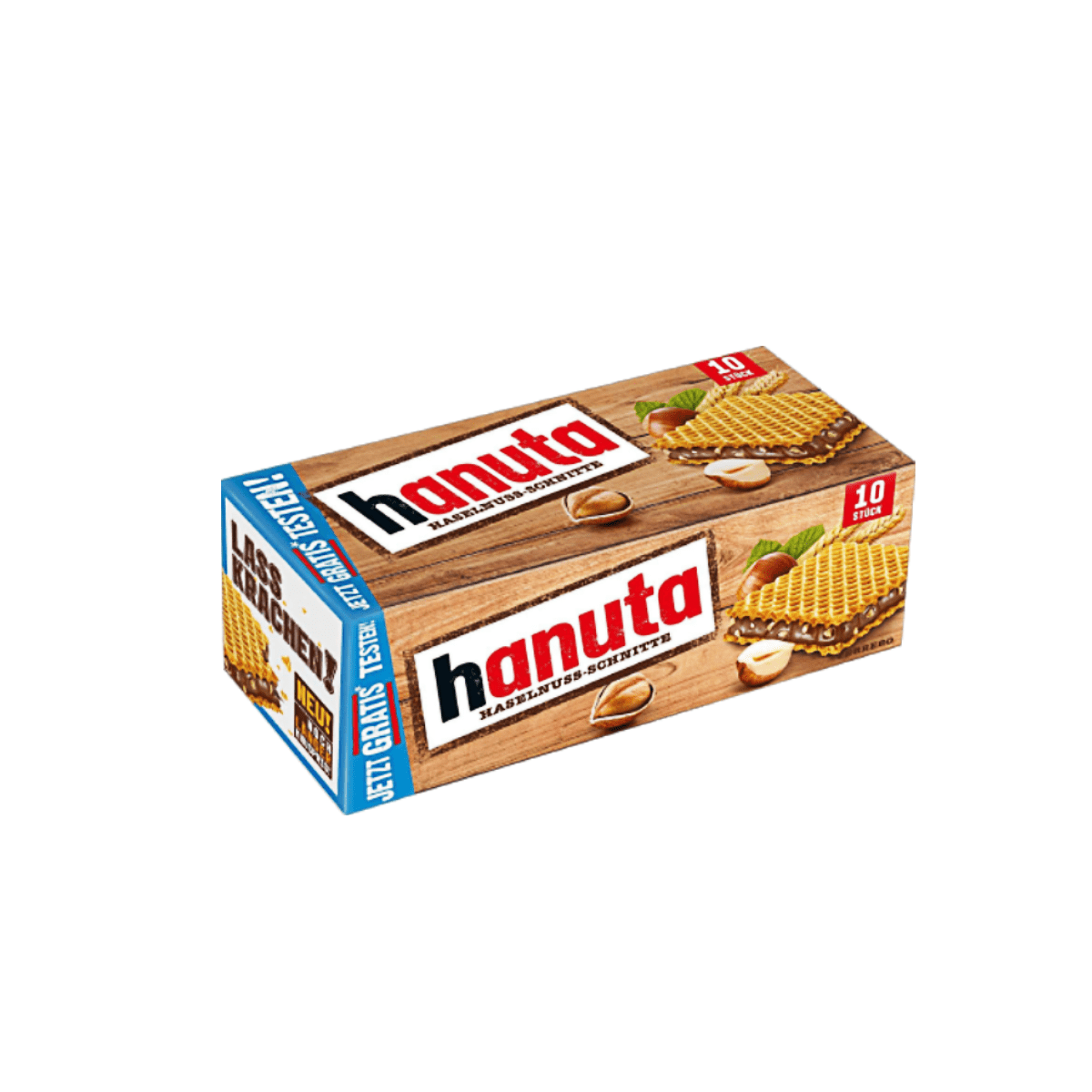 HANUTA HAZELNUT WAFERS (10+1) 242G X 20