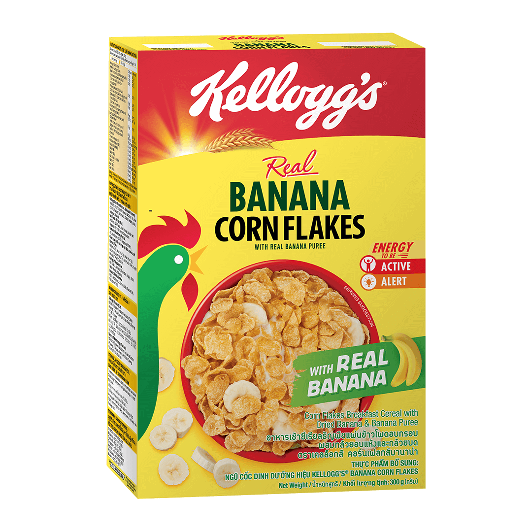 Kelogg Banana Corn Flakes 300g