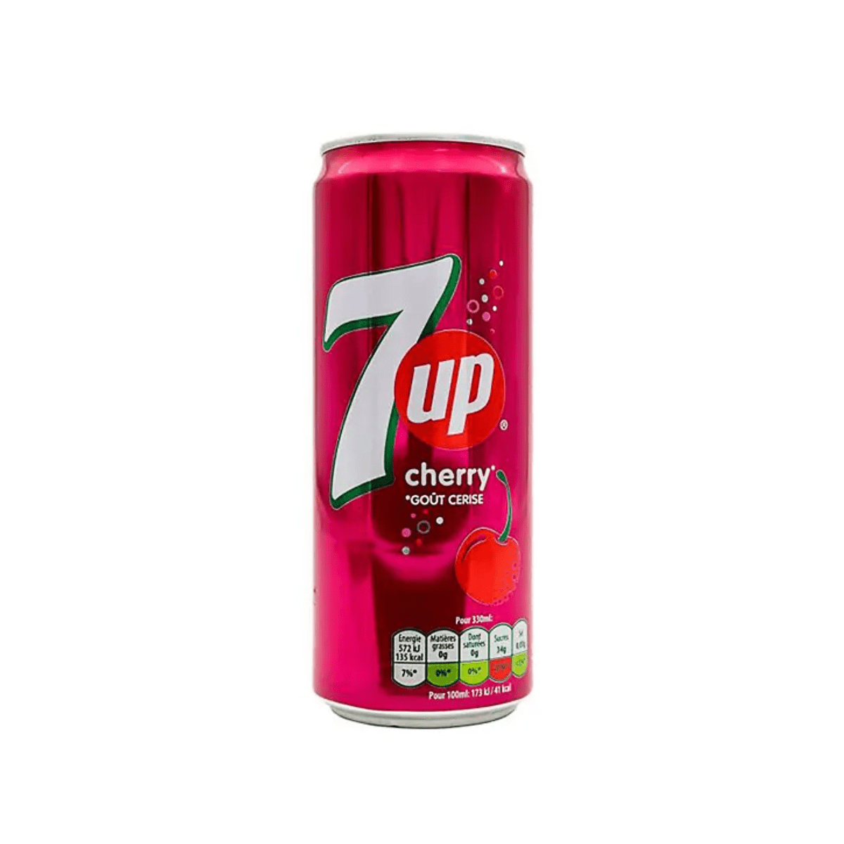 Seven Up Exotic Cherry 330ml Can